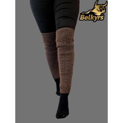 Holenné návleky 100% mongolská vlna hnedé