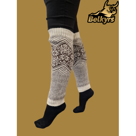 Holenné návleky 100% mongolská vlna maslové