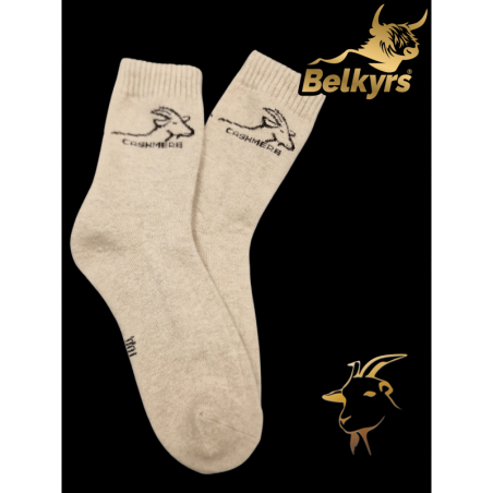 kašmírové ponožky bledé