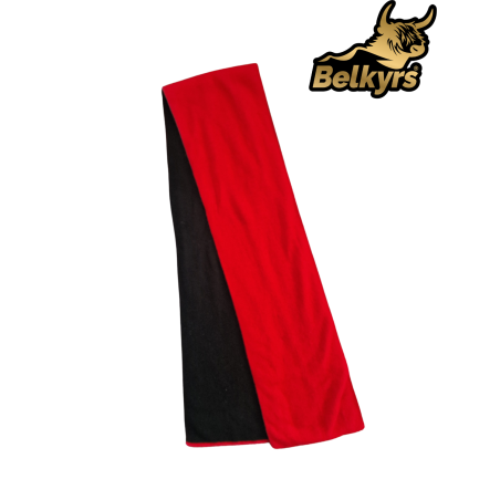 Šál čierno červený kašmír