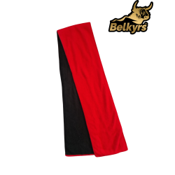 Šál čierno červený kašmír