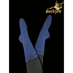 Ponožky z mongolskej vlny tmavomodré