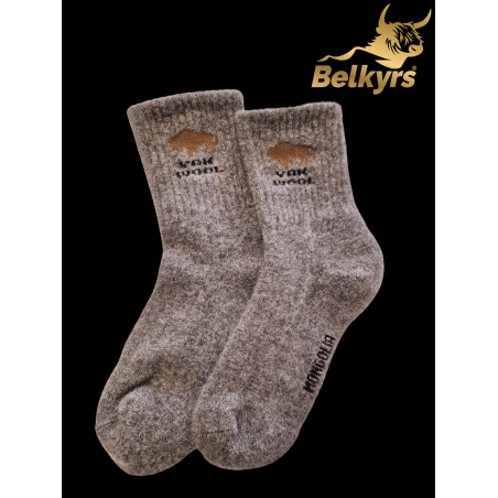 sivé ponožky z jačej vlny