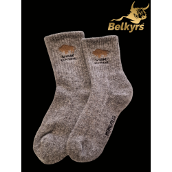 sivé ponožky z jačej vlny