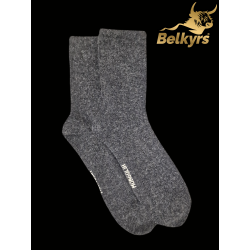 tmavosivé ponožky z mongolskej vlny