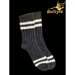 tmavošedé kašmírové ponožky