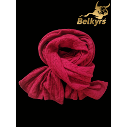 Šál 100% vlna z mláďaťa ťavy bordový