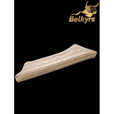 kašmírový šál s pleteným vzorom