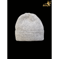 Čiapka zo 100% mongolskej vlny sivá a hnedá