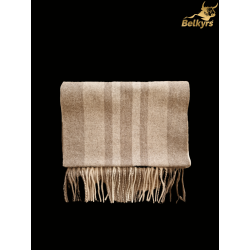 Šál zo 100% kašmíru hnedý