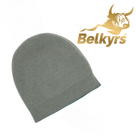 sivá kašmírová čiapka