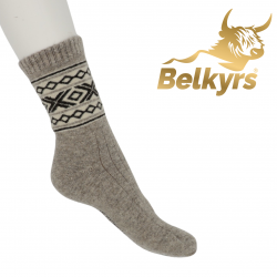 Ponožky zo 100% mongolskej vlny vzor