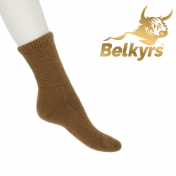 Ponožky z mongolskej vlny hnedé