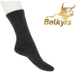 Ponožky z mongolskej vlny tmavosivé