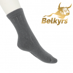 Ponožky z mongolskej vlny sivé pásik