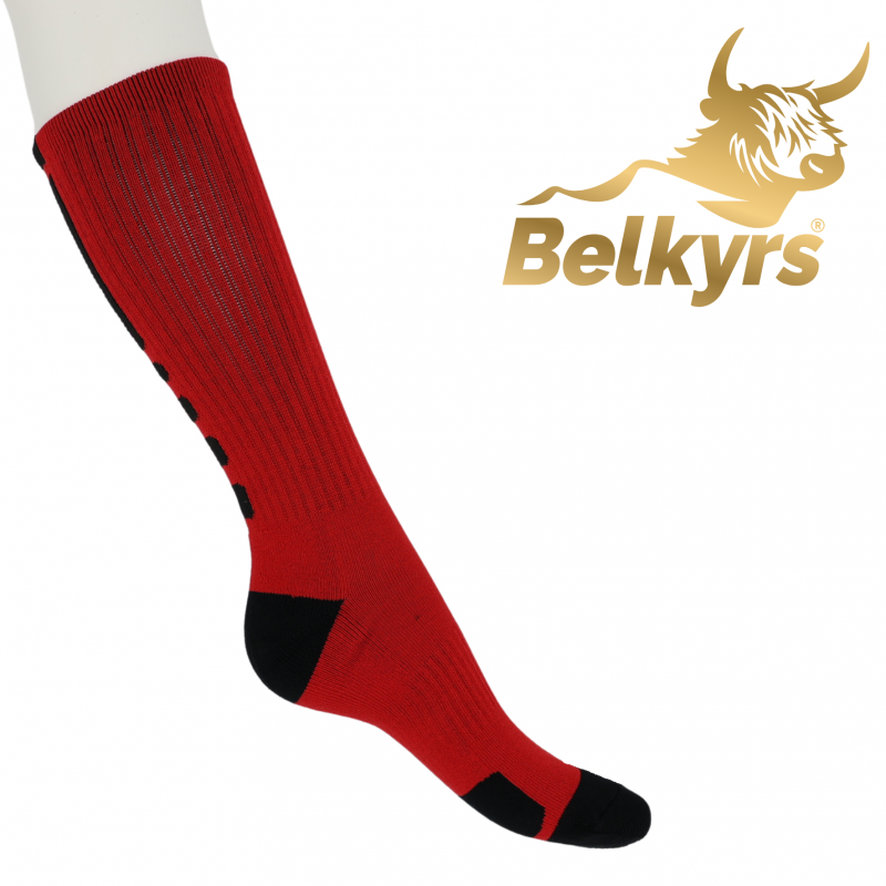 červené športové ponožky