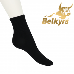 Bavlnené ponožky čierne tenké