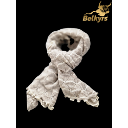 Šál zo 100% mongolskej vlny sivý vzor