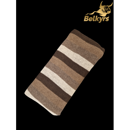 Šál 100% jačia vlna pásikavý