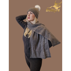 Šál 100% jačia vlna vzorovaný