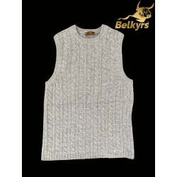 Vesta pletený vzor 100% mongolská vlna