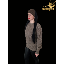 Sveter tmavosivý 100% mongolská vlna