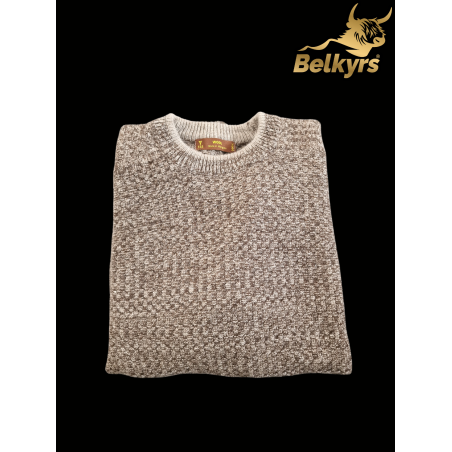 Sveter tmavosivý 100% mongolská vlna