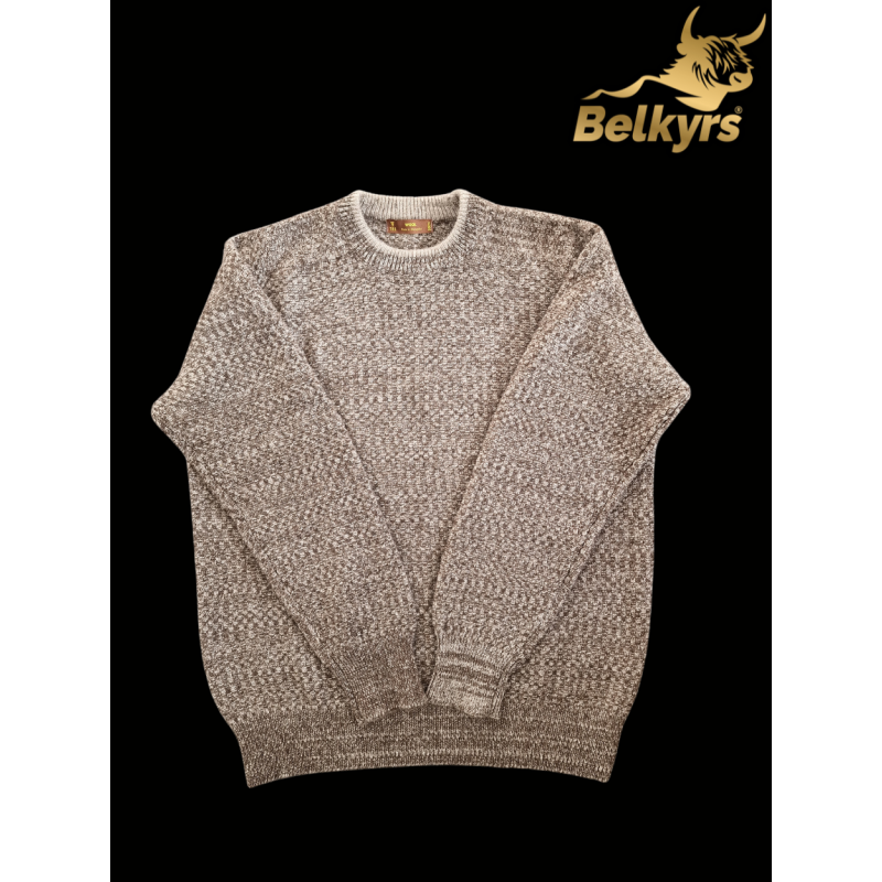 Sveter tmavosivý 100% mongolská vlna