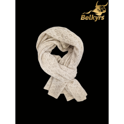 Šál zo 100% mongolskej vlny maslový