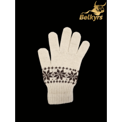 Rukavice mongolská vlna maslové vločka