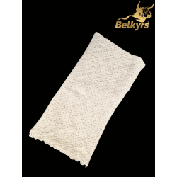 Šál zo 100% mongolskej vlny maslový štvorec